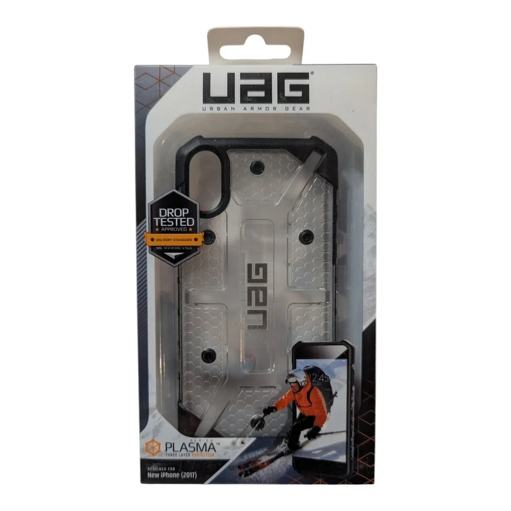 F7. UAG Urban Armor Gear Plasma Series Case for iPhone X / Xs - Ice - IPHX-L-IC